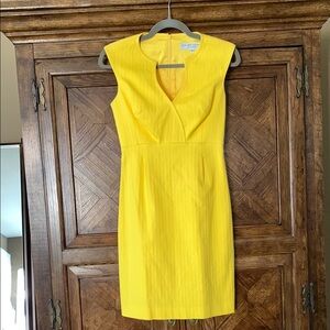 Trina Turk Vibrant Yellow Mini Dress. Color match 2nd pict.  Perfect condition